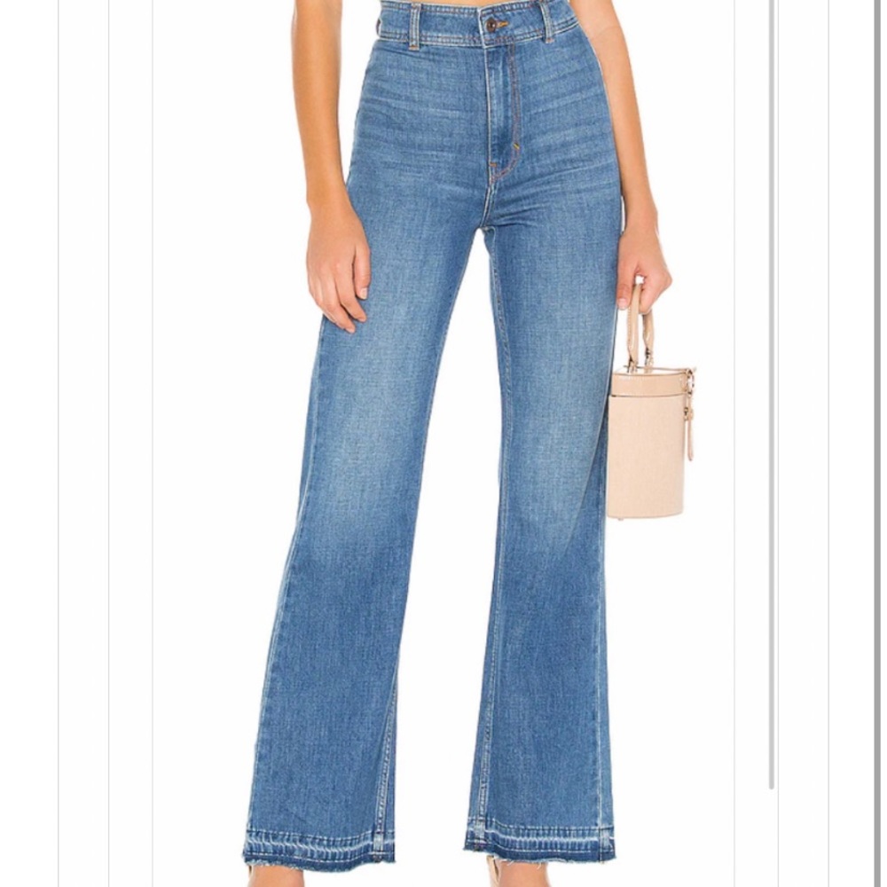 NWOT Free People Mindy Rigid Flare Jeans